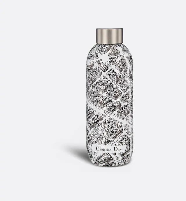 Designer Dior water bottles